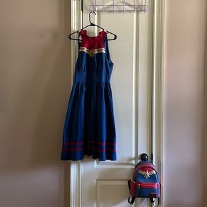 Captain Marvel dressshop dress and purse